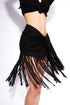 Atikki Fringe Cover Up Black